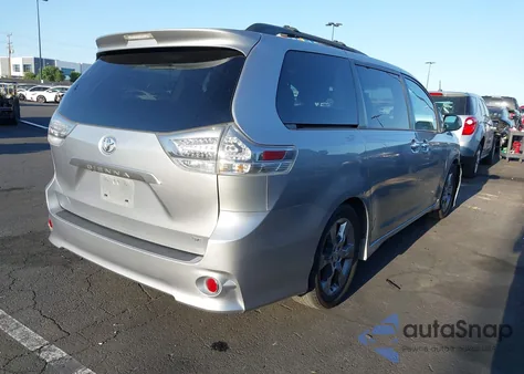 2013 Toyota Sienna Se 8 Passenger из США, поврежденный, VIN 5TDXK3DC8DS330325